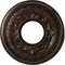 Ekena Millwork Baltimore PVC Medallion (Canopies up to 4 1/4"), 10"OD x 3 1/2"ID x 3/4"P, Metallic Mystic Brown CMP10BAAMB - alternate 1